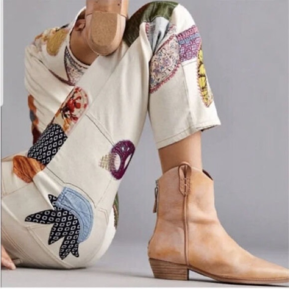 NEW We the Free Westley Ankle Boots in Papaya Free People Coastal Cowgirl - Picture 2 of 6